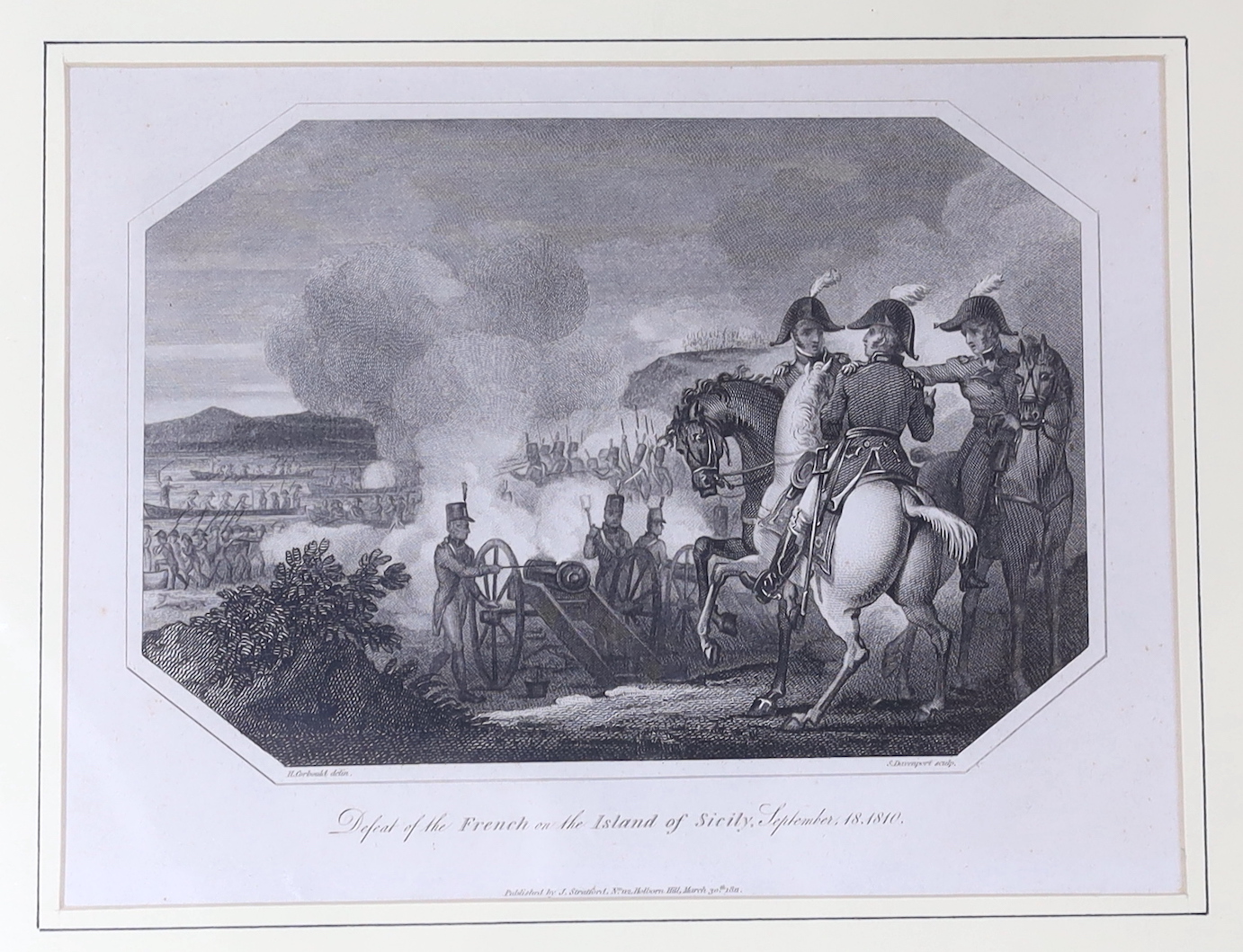 After Henry Martens (1790-1868), set of 20 19th century military engravings published by Rudolf Ackermann and various other military interest prints, including Royal Horse Artillery 1843 and a Christmas Dinner on the Hei